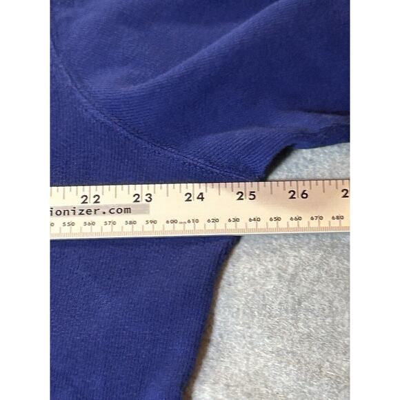 Polo Ralph Lauren Sweater Mens M Blue Estate Rib 1/4 Zip Pullover Sweatshirt - Picture 6 of 10